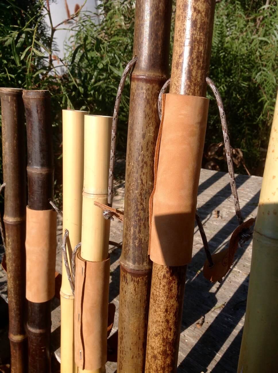 Wood Hiking Walking Stick, 100% Bamboo
